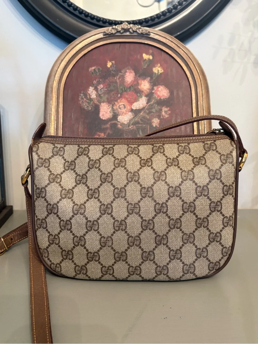 Vintage Gucci GG Sherry line Web Stripe Crossbody